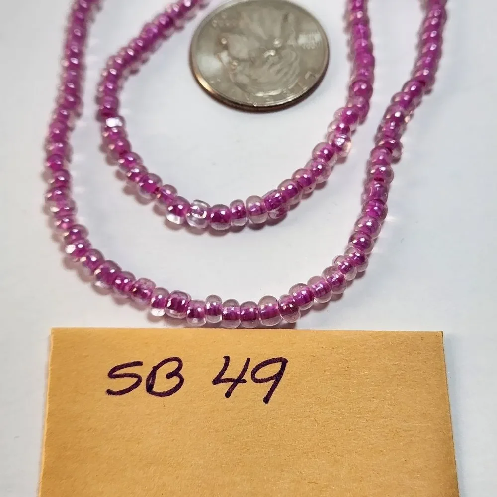 5/$10 Seed Bead Strand 1 Single Strand Seed Beads Jewelry Making Supplies Crafts